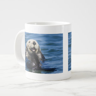 Caneca De Café Grande Lontra marinha da Califórnia Enhydra lutris) se ar