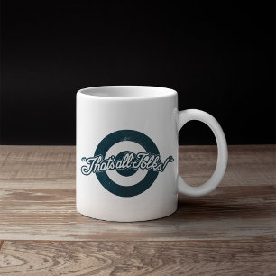 Caneca De Café Grande LOONEY TUNES™ "É TUDO, PESSOAL!™" vintage