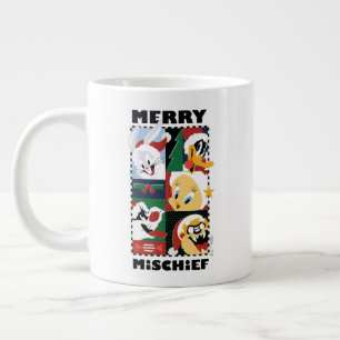 Caneca De Café Grande LOONEY TUNES™ Holidy Feliz Mishead