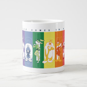 Caneca De Café Grande LOONEY TUNES™ - O amor vem em todas as cores
