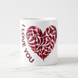 Caneca De Café Grande LOVE Mugs