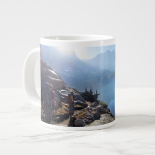 Caneca De Café Grande Lower Palisade Lake Sunrise - Trilha John Muir