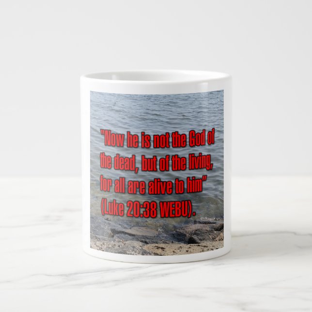 Caneca De Café Grande Lucas 20:38 WEBU Mug (Frente)