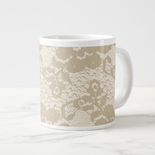 Caneca De Café Grande Lugar bege
