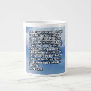 Caneca De Café Grande Luke 2:8-12 WEBU Mug