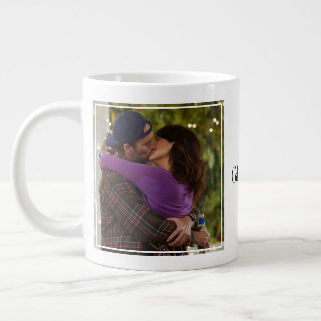 Caneca De Café Grande Luke e Lorelai apaixonados (Esquerda)
