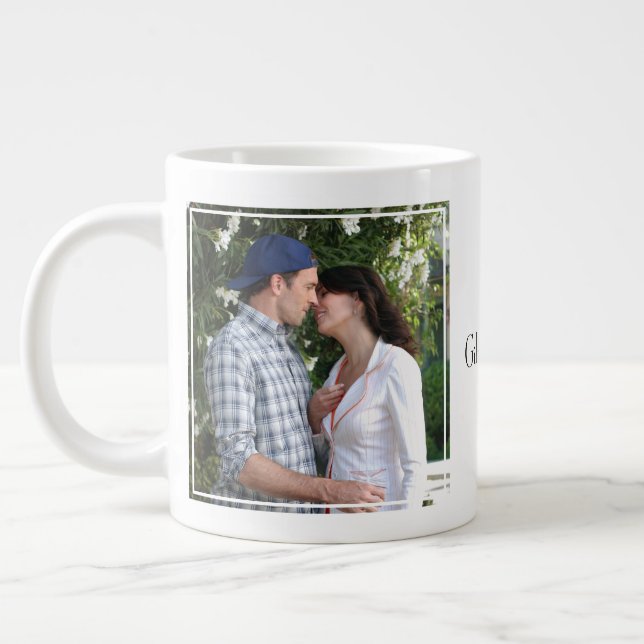 Caneca De Café Grande Luke e Lorelai Kiss (Esquerda)