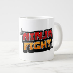 CANECA DE CAFÉ GRANDE LUTA DE NINJA