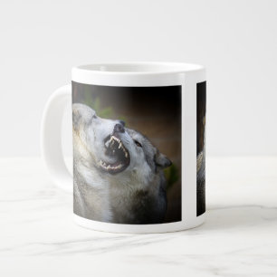 Caneca De Café Grande Luta do Lobo
