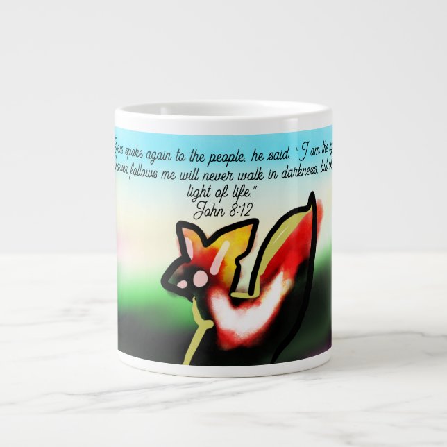 Caneca De Café Grande luz de jesus (Frente)