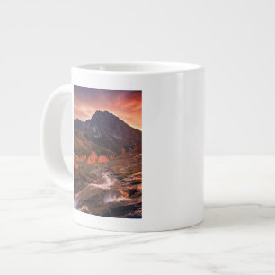 Caneca De Café Grande Luz de outubro na base do farol