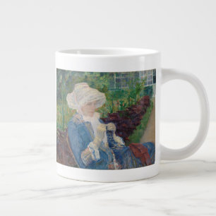 Caneca De Café Grande Lydia Crocheting no Jardim de Marly