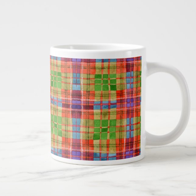 Caneca De Café Grande MAC RAE TARTAN Big Mug (Direita)