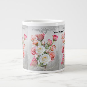 Caneca De Café Grande Maçãs de impressão elegantes de bogau