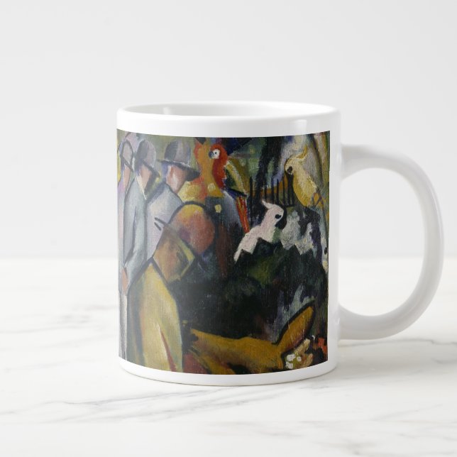 Caneca De Café Grande Macke agosto| Jardim Zoológico I (Direita)