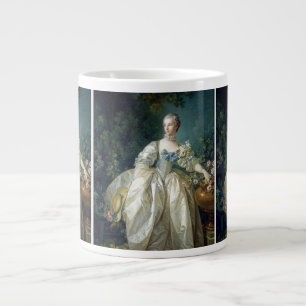 Caneca De Café Grande Madame Bergeret 1766, por Francois Boucher - tinta