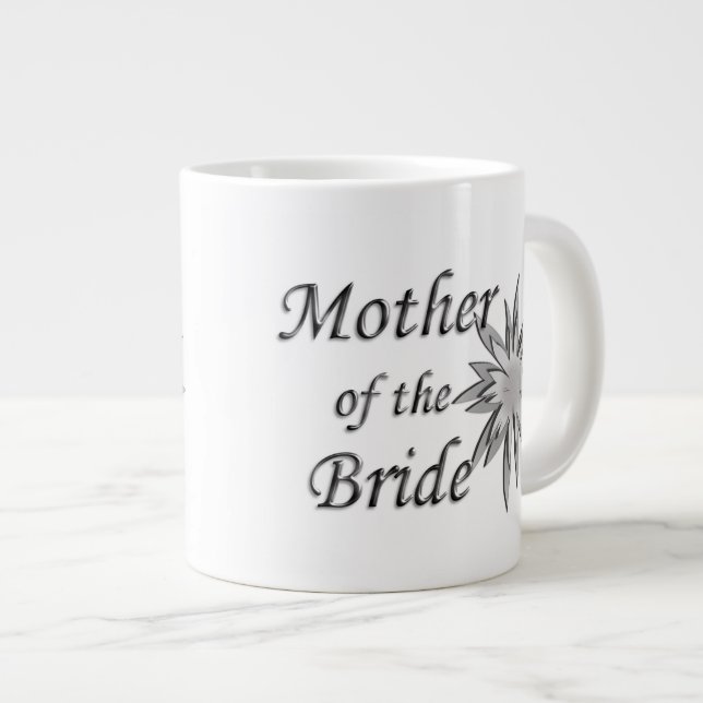 Caneca De Café Grande Mãe da Noiva (Frente Esquerda)