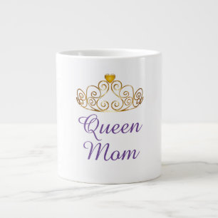 Caneca De Café Grande Mãe da Rainha Personalizada