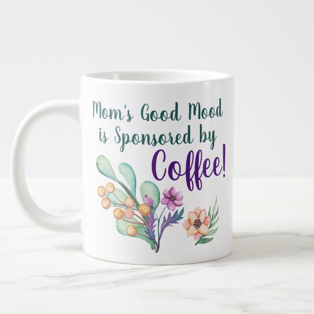 Caneca De Café Grande Mãe de bom humor (Esquerda)