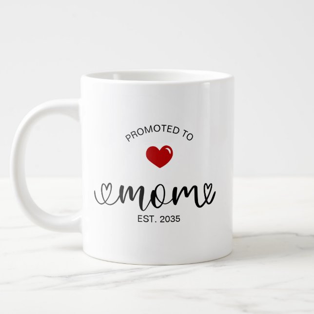 Caneca De Café Grande Mãe Estabeleceu Novo Presente de Mãe (Esquerda)