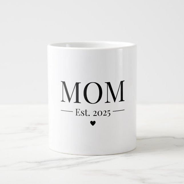 Caneca De Café Grande Mãe Estabelecida 2025 (Frente)