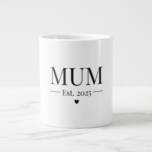 Caneca De Café Grande Mãe Estabelecida 2025 (Frente)