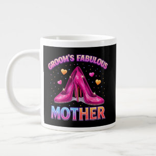 Caneca De Café Grande Mãe Fabulosa do Noivo Mãe do Noivo