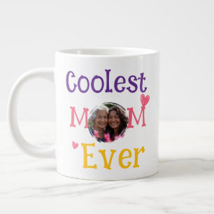 Caneca De Café Grande Mãe Mais Legal Dia das Mães Engraçado Sarcástico G