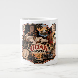 Caneca De Café Grande Máfia de Goa – Orgulho de Goa