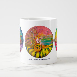 Caneca De Café Grande MAGIC FLOWER FAIRIES Fantasy