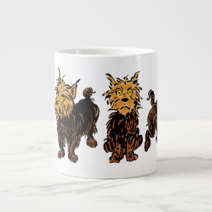 Caneca De Café Grande Mágico Vintage de Oz, Toto o Cachorrinho Fofo