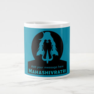 Caneca De Café Grande Maha Shivratri - Feliz Maha Shivratri