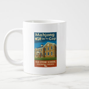 Caneca De Café Grande Mahjong no intervalo - Jumbo Mug 20oz