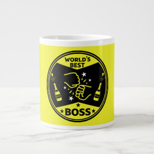 Caneca De Café Grande Maior Chefe do Mundo
