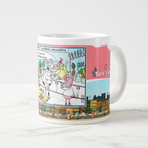 Caneca De Café Grande Mais do que Carne Humor Satírico