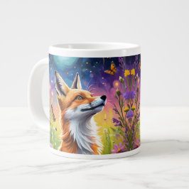Caneca De Café Grande Majestic Fox