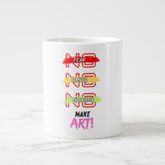 Caneca De Café Grande make art mug