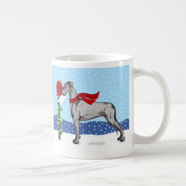 Caneca De Café Grande Mala de Natal Black UC (Direita)
