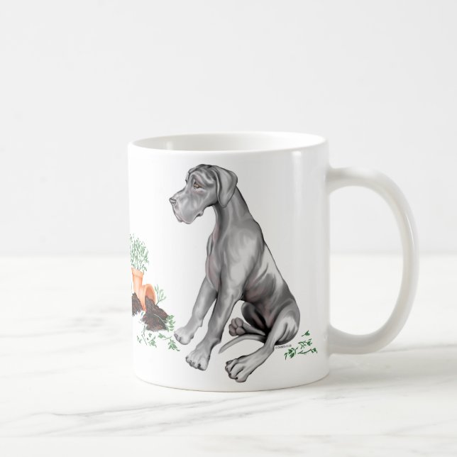 Caneca De Café Grande Malandro Pup Negro UC (Direita)