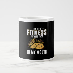 Caneca De Café Grande Malhação Engraçada Taco T-Shirt