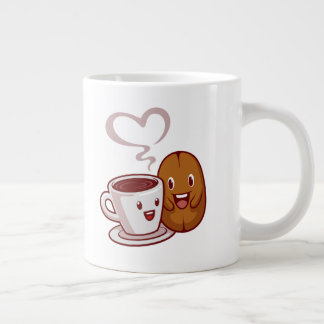 Caneca De Café Grande Manhã Única E Cheerful Duo Mug