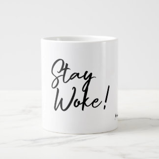 Caneca De Café Grande Mantenha-se acordado!