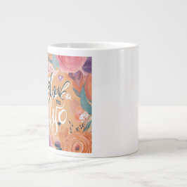 Caneca De Café Grande Mantenha-se inspirado - Designs motivacionais e de