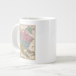 Caneca De Café Grande Mapa da América do Norte 2