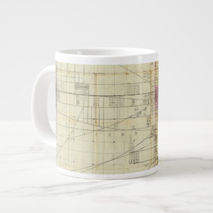 Caneca De Café Grande Mapa de Chicago