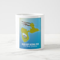 mapa do Parque Nacional de Guadeloupe