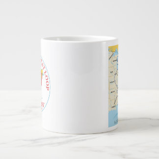 Caneca De Café Grande Mapear Mug