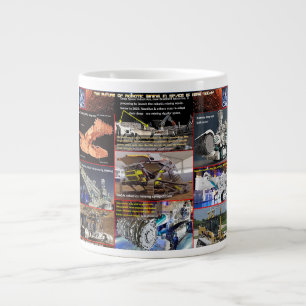 Caneca De Café Grande Máquinas De Mineração Marte
