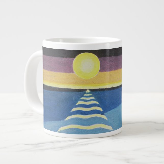 Caneca De Café Grande Mar de Sun e areia 2003 (Frente Esquerda)