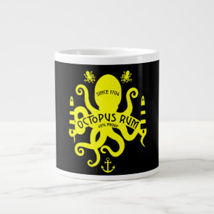 Caneca De Café Grande Mar Pensado E Fantasia Octopus Mug Náutico Ser